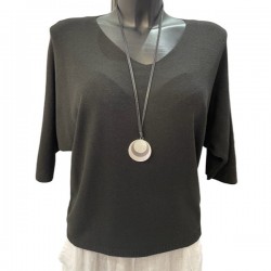 Pull qualité modal noir