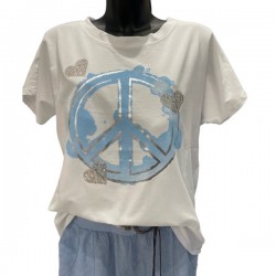 T shirt Peace and Love