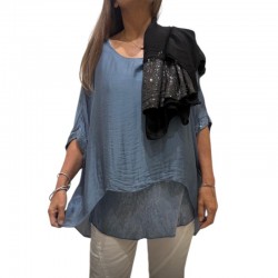 Chemisier Soie sequins