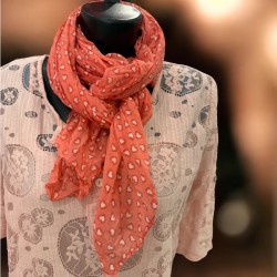 Foulard coeurs