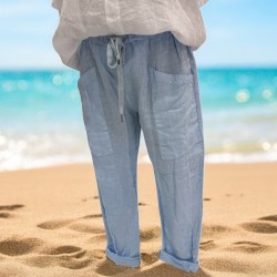 Pantalon bi-matière
