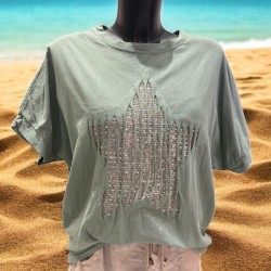 Sweat étoile sequins