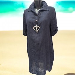 Robe tunique lin