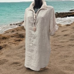 Robe tunique lin