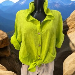 Chemise à capuche treillis