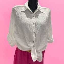 Chemise veste lin