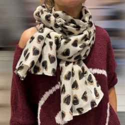 Foulard coeurs
