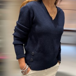 Pull marine encolure V,...
