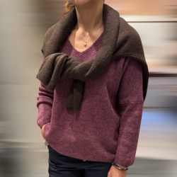 Pull alpaga manches...