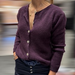 Cardigan avec boutons en...