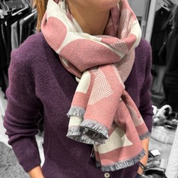 Echarpe coeurs , viscose et...