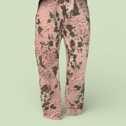 Pantalon à fleurs, rose,...