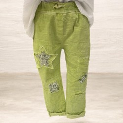 Pantalon étoile sequins,...