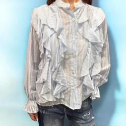 Chemise avec volants