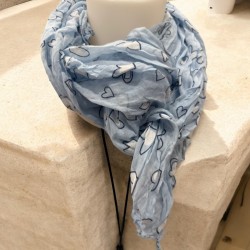 Foulard coeurs