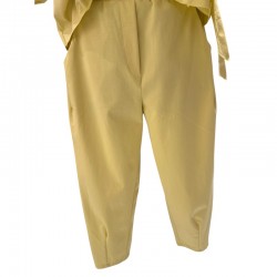 Pantalon fuselé jaune