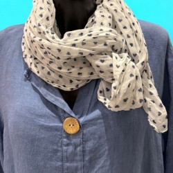 Foulard coeurs