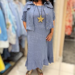 Robe et veste lin