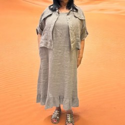 Robe et veste lin