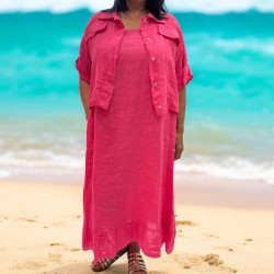 Robe et veste lin