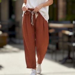 Pantalon lin