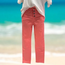 Pantalon boutons