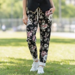 Pantalon fleurs