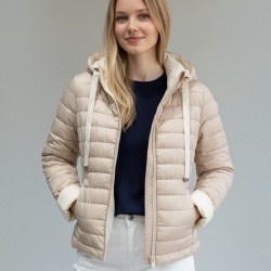 Veste réversible, capuche