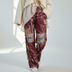 Pantalon imprimé chevaux