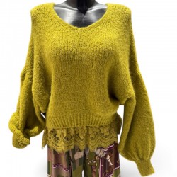 Pull dentelle