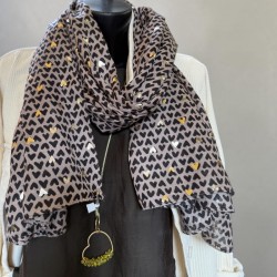 Foulard coeurs